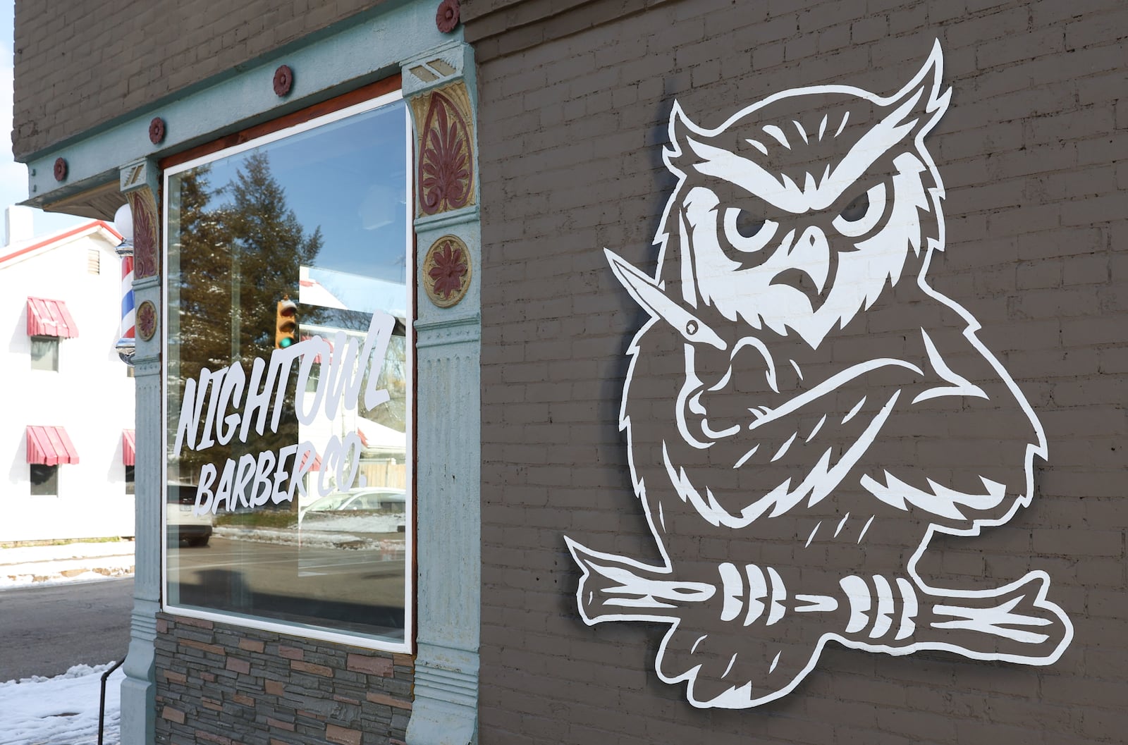 Night Owl Barber Company is set to open at 130 N. First St., Miamisburg on Saturday, Dec. 13. BRYANT BILLING/STAFF