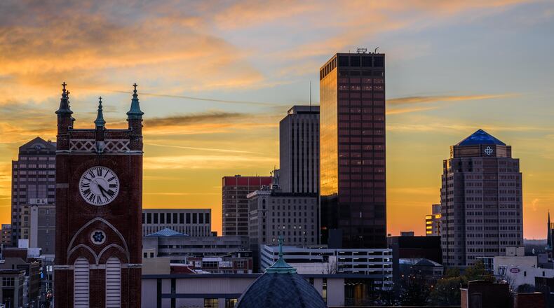 ‘Bingo’ prizes are up for grabs in downtown Dayton under a new promotion by the Downtown Dayton Partnership. TOM GILLIAM / CONTRIBUTING PHOTOGRAPHER