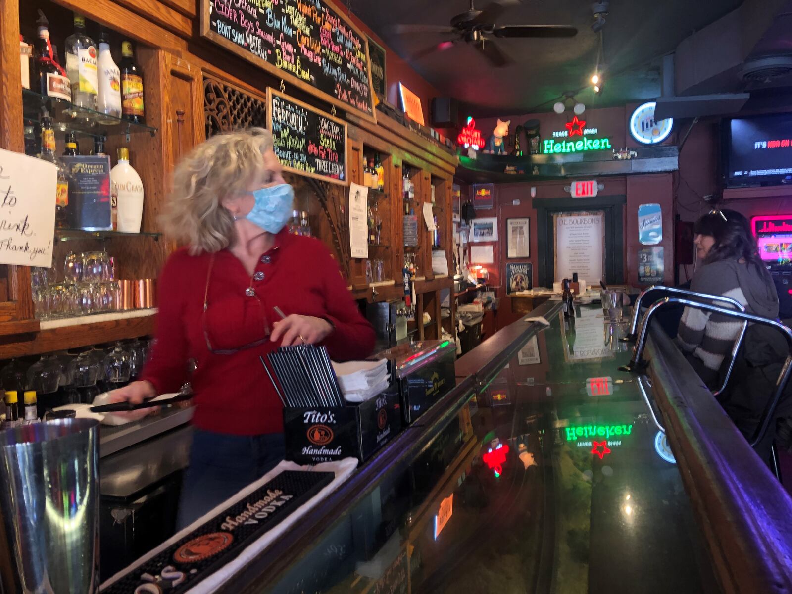 Susan Bavaro, co-owner of Oregon Express, works on Friday. CORNELIUS FROLIK / STAFF