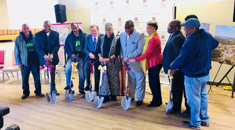 Officials from Central State University and Rid-All celebrated the school’s upcoming community garden with a groundbreaking ceremony on Friday. The garden should be ready by spring, CSU’s president said.