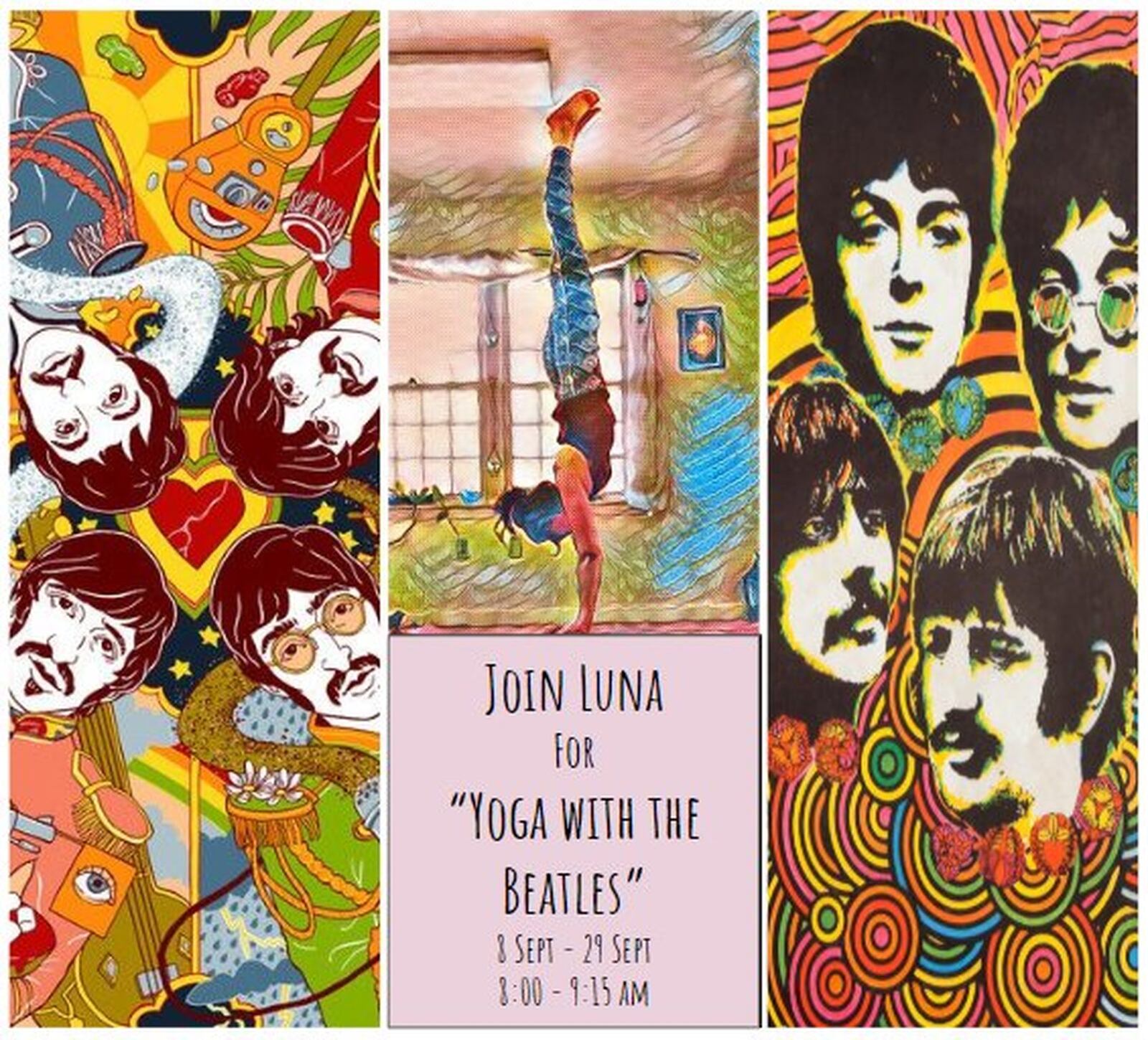 Day Yoga Studio is celebrating the Fab Four with a special four-week Yoga with the Beatles series. CONTRIBUTED