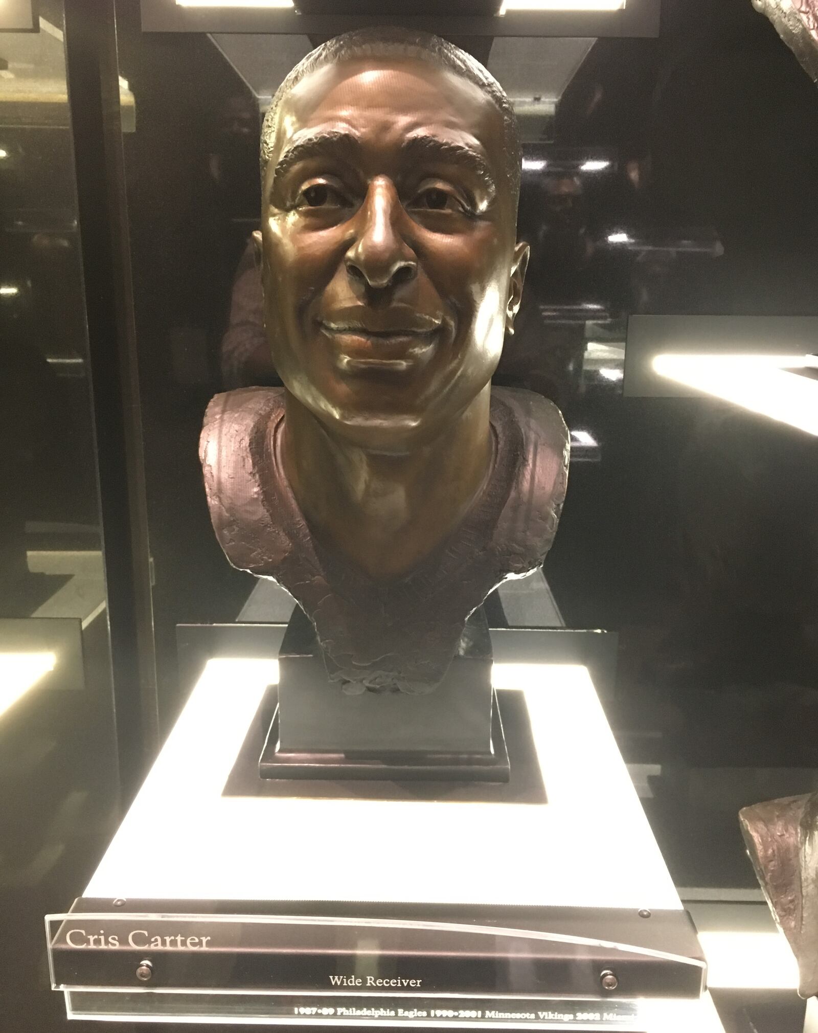 Photos taken at the Pro Football Hall of Fame in Canton, Ohio, on July 27, 2017.