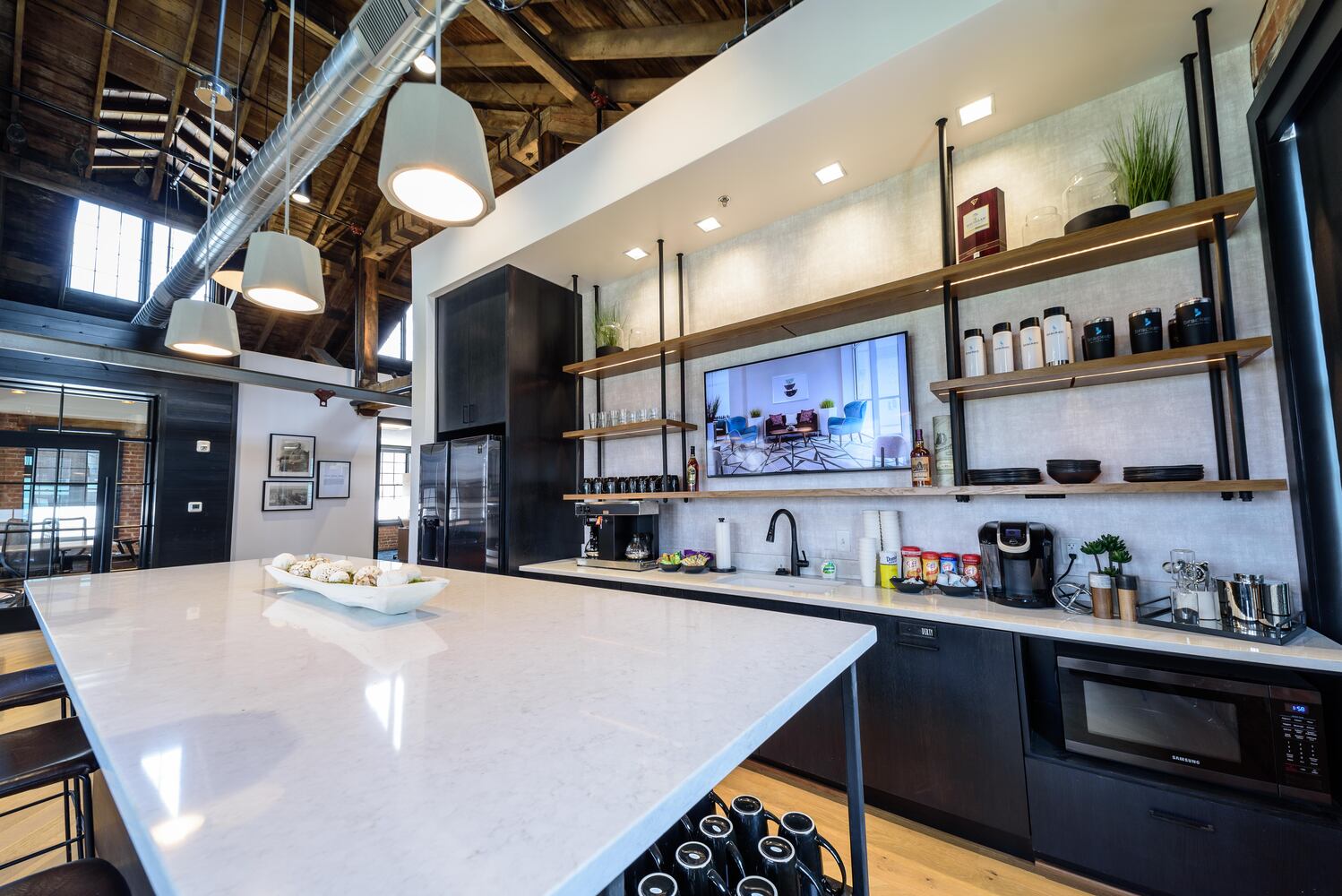 PHOTOS: A look inside the completed Brackett Builders headquarters at Madison on First in downtown Dayton