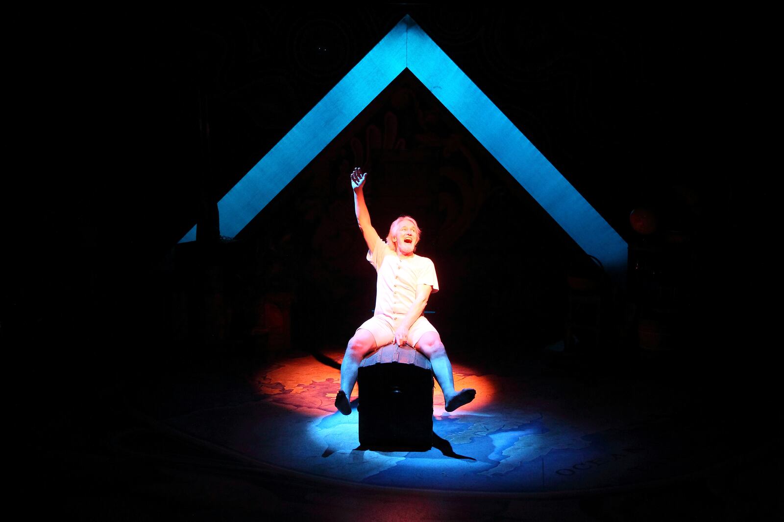 Bruce Cromer as Louis de Rougemont in the Human Race Theatre Company's production of "Shipwrecked! An Entertainment - The Amazing Adventures of Louis de Rougemont (as Told by Himself)." PHOTO BY SCOTT J. KIMMINS 