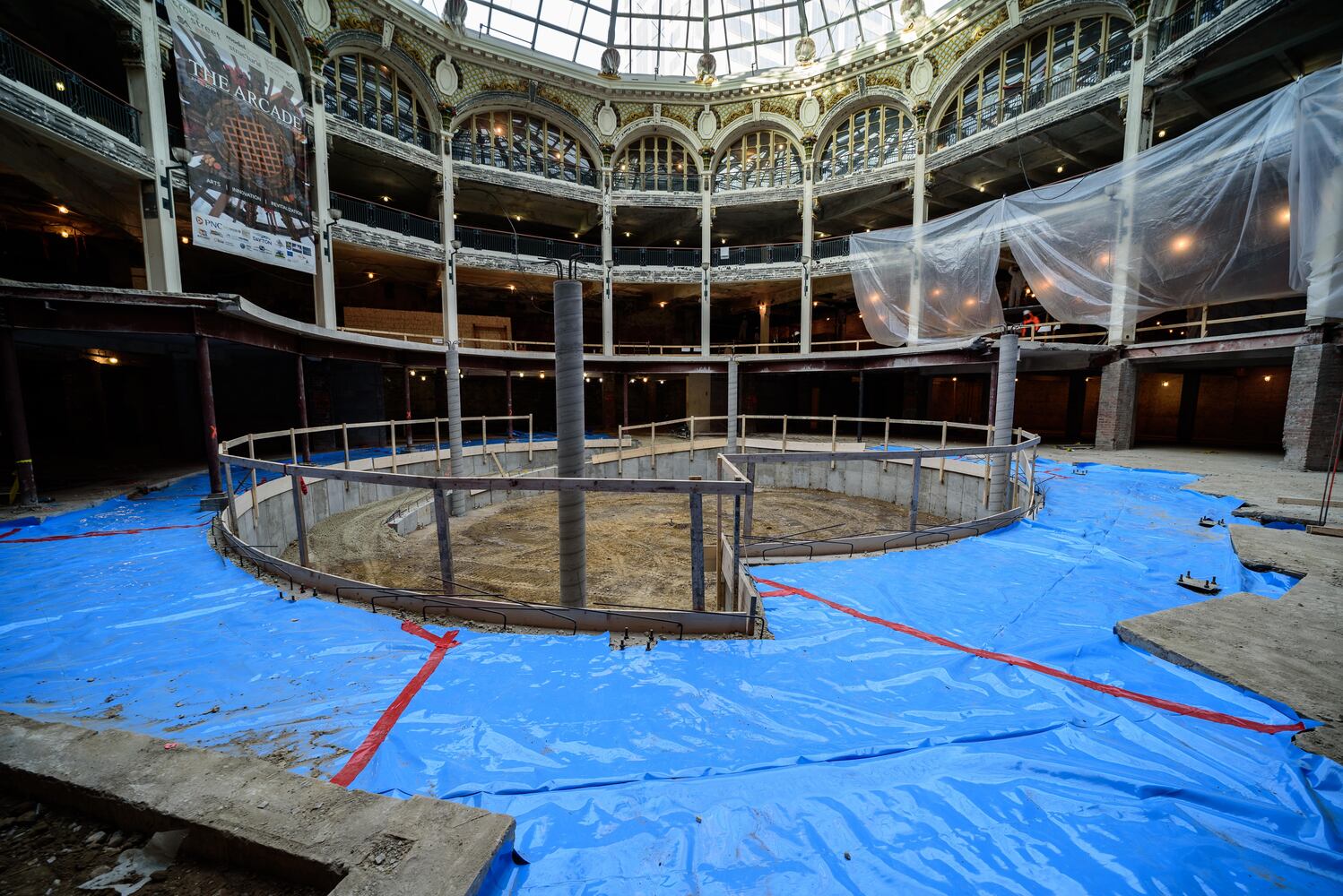 PHOTOS: See the latest progress on the Dayton Arcade