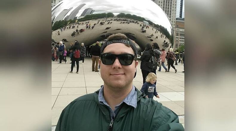 Mitchell Simmons, 24, was shot in an apartment late Saturday night by a Kettering police officer who was responding to a report of a woman yelling for help in an apparent case of domestic violence. He is shown here in a photo he posted on Facebook.