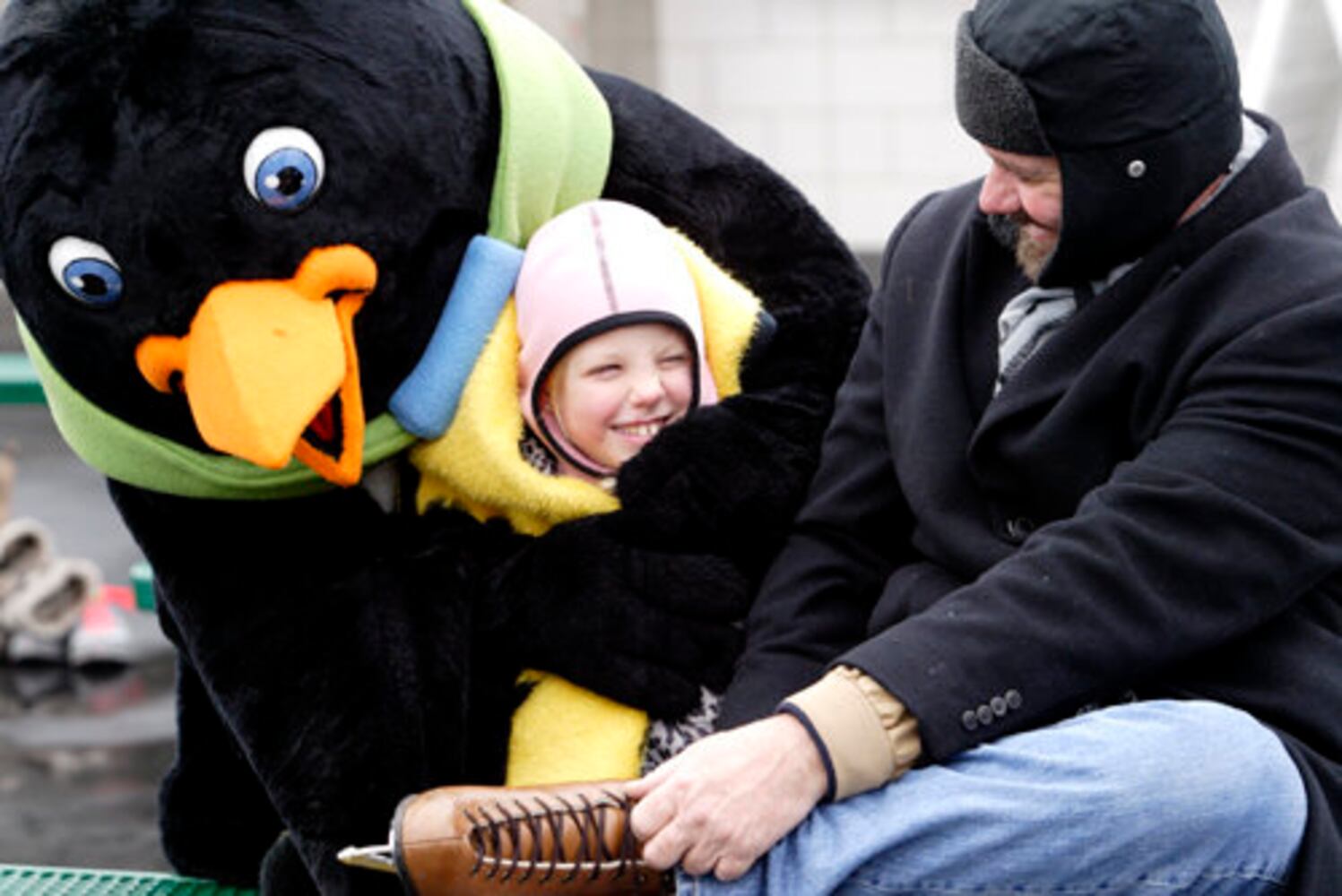 Parker the Penguin at RiverScape