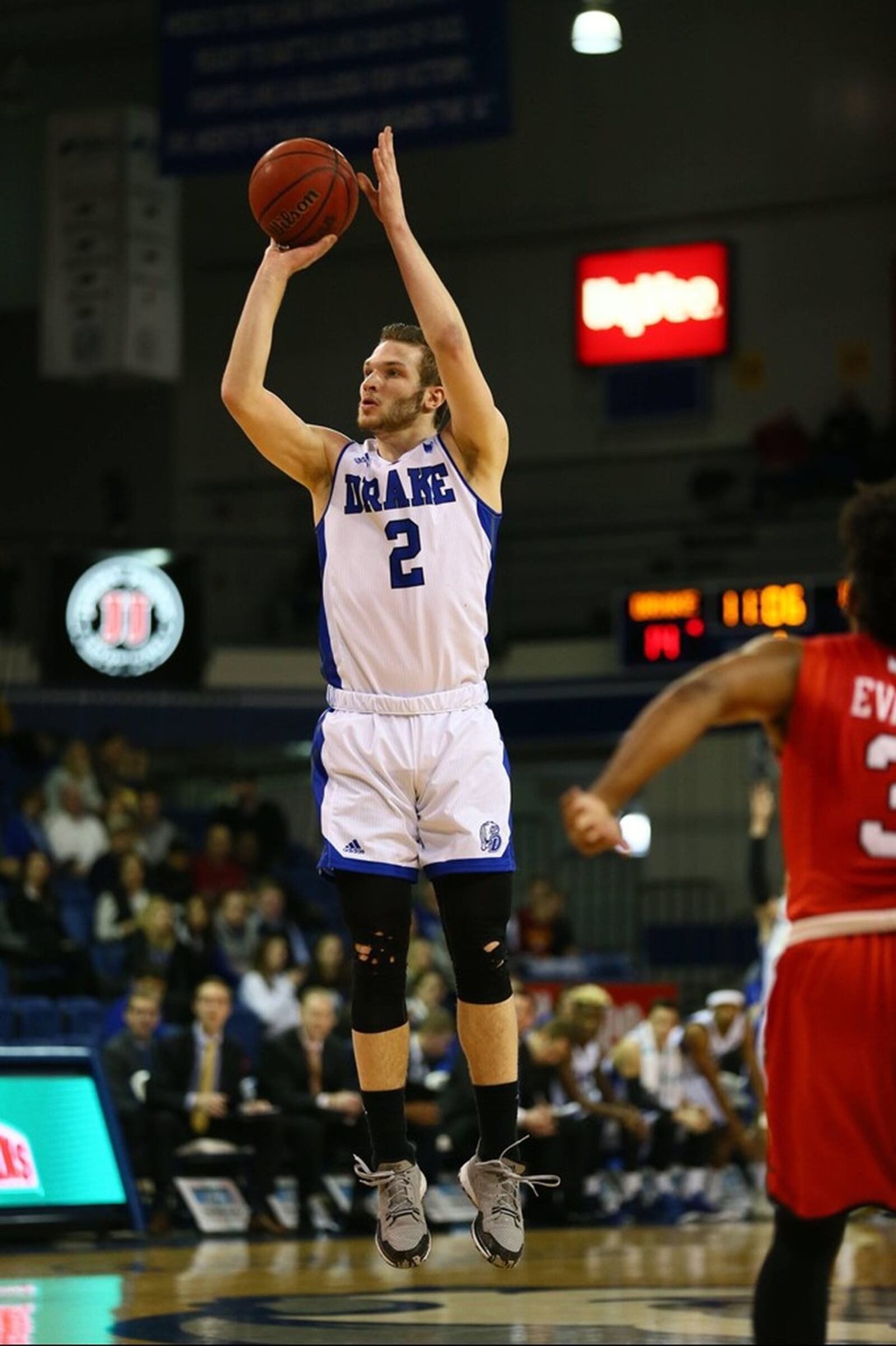 Bill Wampler averaged 9.6 points per game for Drake in 2016-17 before transferring to Wright State. CONTRIBUTED