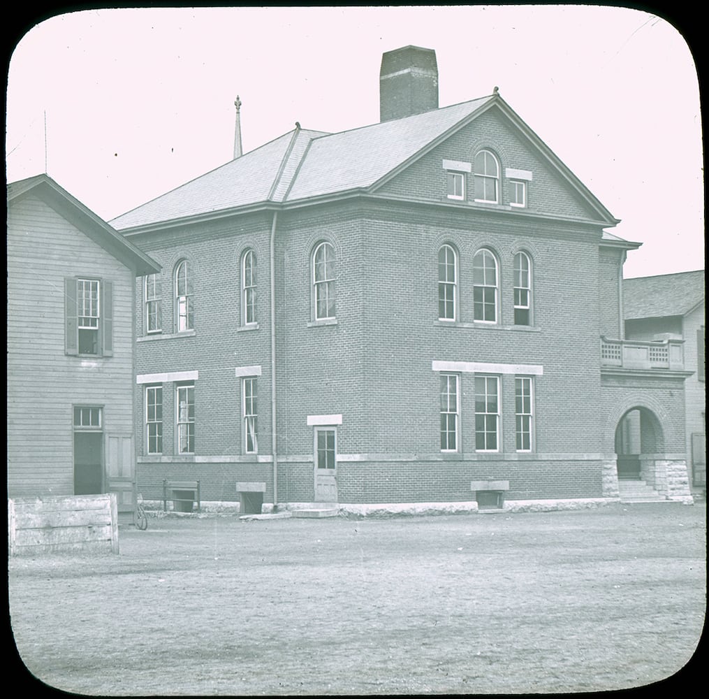 Miamisburg seen in historic lantern slides