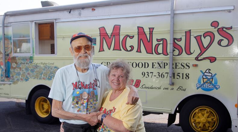 Dick and Cathy Bell founded the McNasty's food truck. Dick Bell, who was diagnosed with pancreatic cancer, died in August. LISA POWELL / STAFF