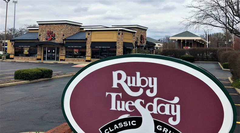 The Ruby Tuesday restaurant in the Washington Square Shopping Center on Far Hills Avenue in Washington Twp. closed in 2020.