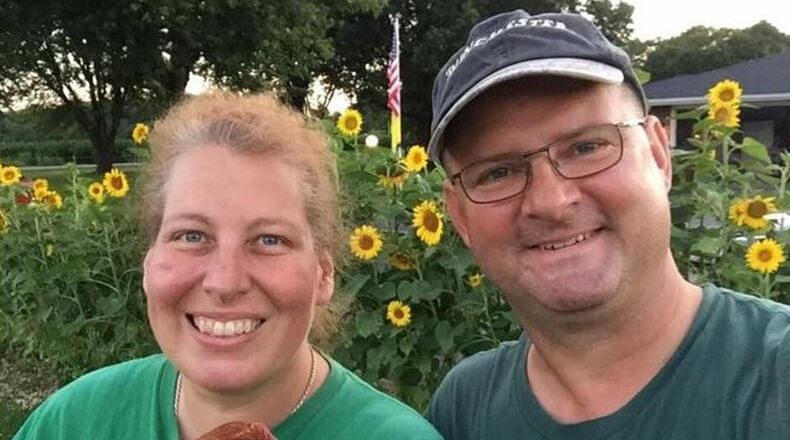 John and Andrea Hancock own Happy Wife Acres farm near Fairborn and Enon. CONTRIBUTED