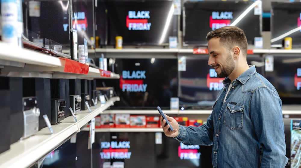Black Friday signals the unofficial start of the holiday shopping season, though many stores started earlier in November with deals. ISTOCK