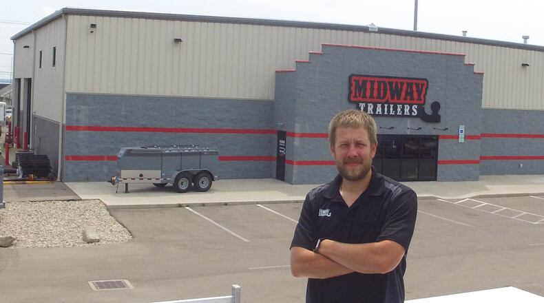 Bryan Hoersten, Dayton manager for Midway Trailers.