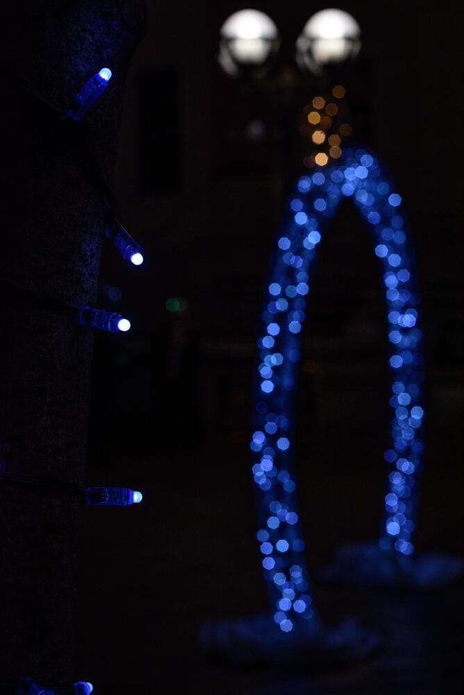 PHOTOS:  A behind the scenes look at filming of Downtown Dayton's Virtual Grande Illumination