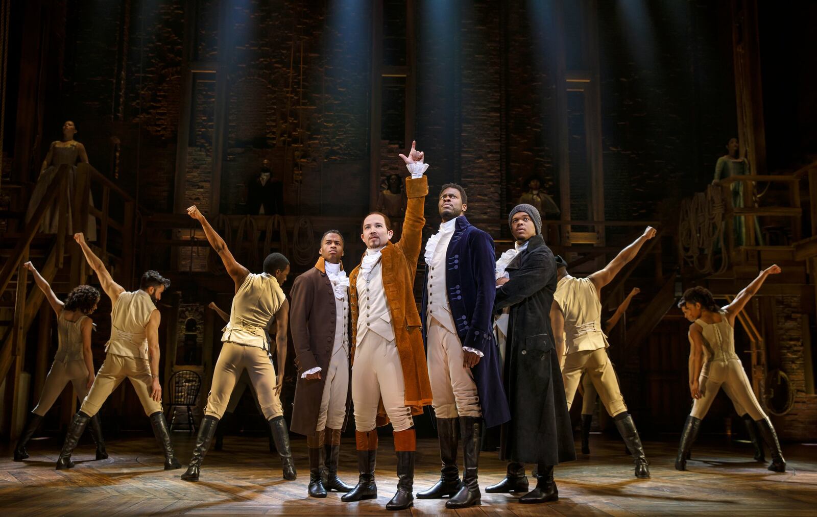 The Broadway tour of “Hamilton” will include a two-week run in Dayton at the Schuster Center during the 2021-22 season. JOAN MARCUS/CONTRIBUTED