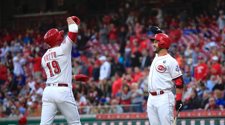 Reds against the Cubs on Tuesday, May 14, 2019, at Great American Ball Park in Cincinnati.