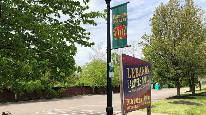 Handmade 100% soy candles are sold by Kathy Zimmer from Free Spirit Farm at the Lebanon Farmer’s Market. STAFF PHOTO