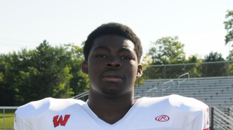 Lakota West High School’s George Asafo-Adjei will play football for the Kentucky Wildcats.