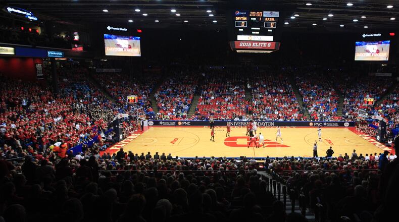 UD Arena on Friday night. David Jablonski/Staff
