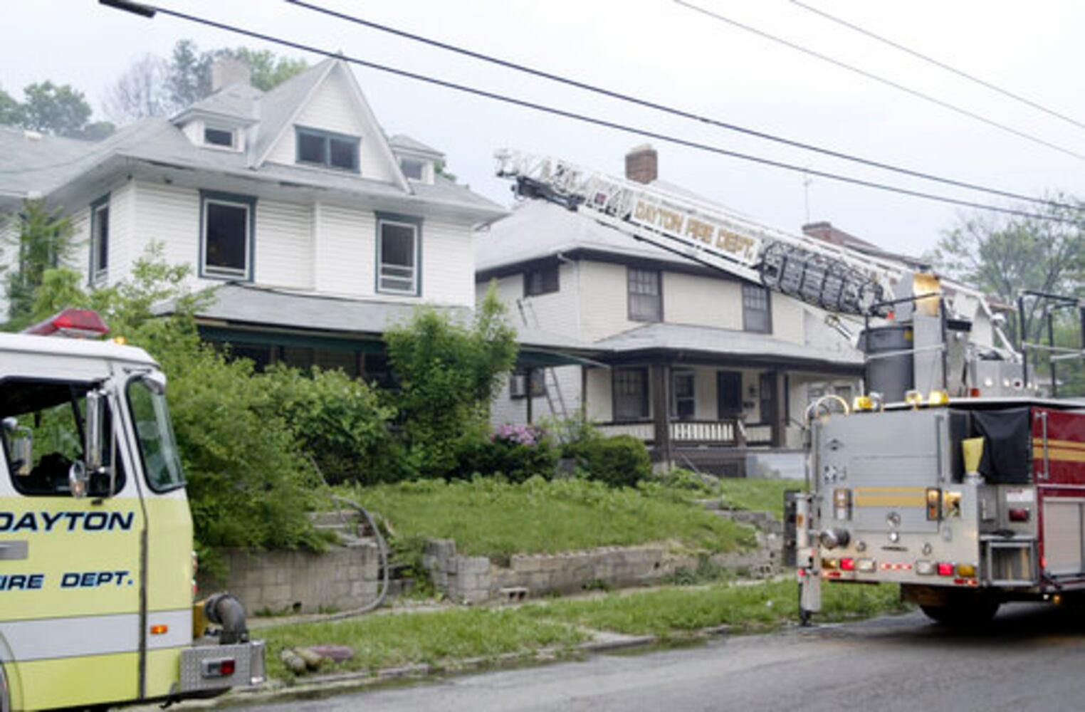 Fire at multi-family home