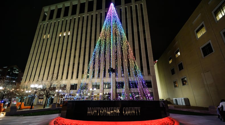 The 52nd annual Dayton Holiday Festival featuring the Grande Illumination and Dayton Children’s Parade Spectacular in Lights, happened in downtown Dayton on Friday, Nov. 29, 2024. TOM GILLIAM / CONTRIBUTING PHOTOGRAPHER