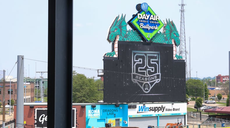 The Dayton Dragons are celebrating the organization's 25th year in 2025. BRYANT BILLING / STAFF