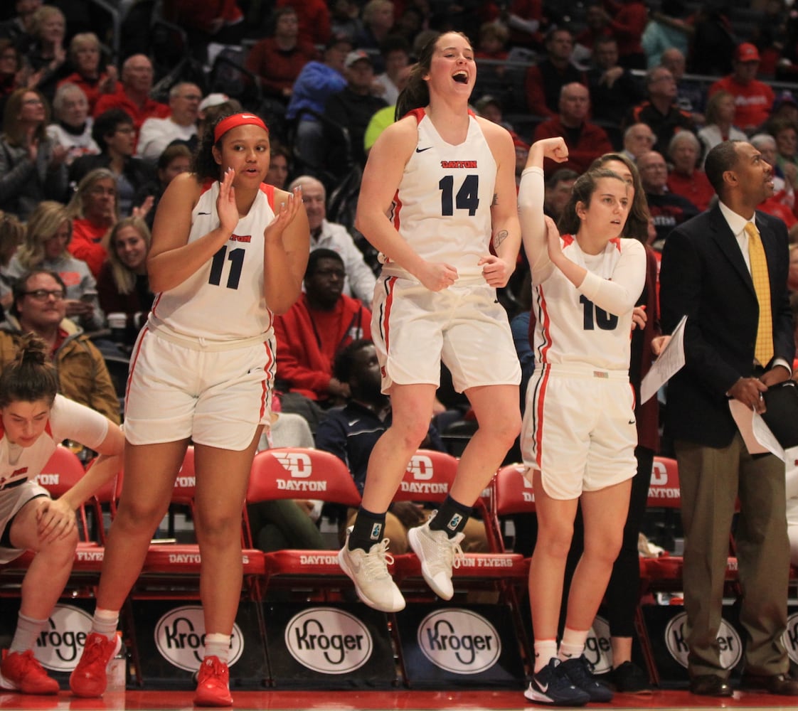 Photos: Dayton Flyers women's basketball wins big in School Day game