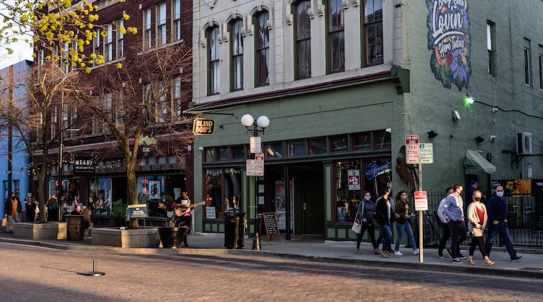 A scene from Out on 5th in the Oregon District, which had its grand opening return April 2-4, 2021. TOM GILLIAM/CONTRIBUTING PHOTOGRAPHER