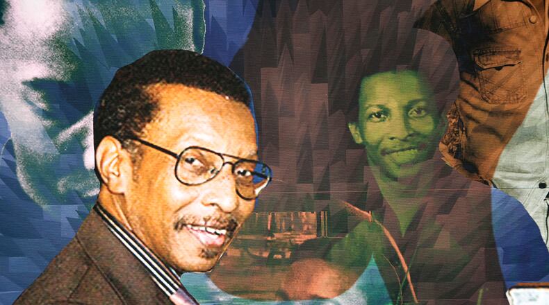 "Through the Years With Roy D. Meriwether" was created by artist Craig Screven. Meriwether's musical career began when he played his first song on the piano at age 3.