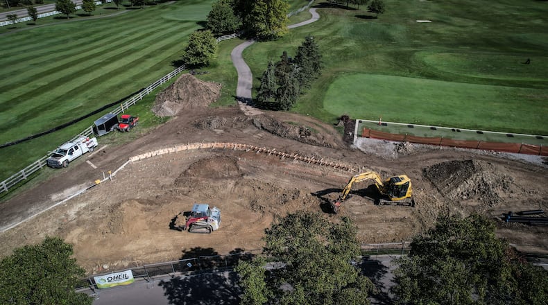 Improvements for the Golf Club at Yankee Trace in Centerville include an expanded putting green. JIM NOELKER/STAFF