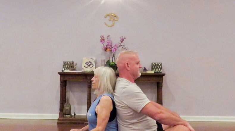 Indigo Yoga is one of several local yoga studios offering partner yoga classes to celebrate Valentine's Day - CONTRIBUTED