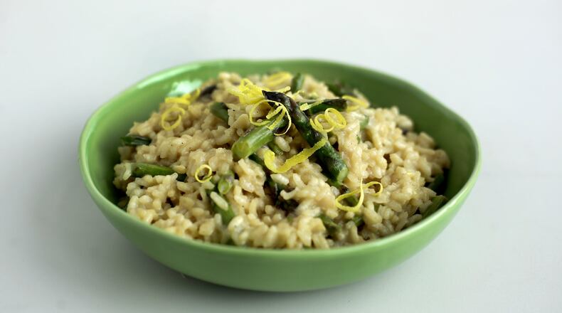 Lemon Asparagus Risotto in a 2014 file image. (Diane Weiss/Detroit Free Press/TNS)