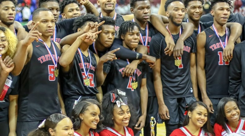 Trotwood-Madison High School won the state Div. II state championship in 2019, the first for the district. A large crowd lauded the boys basketball team for its first state title during a celebration Saturday evening at the high school gym.
