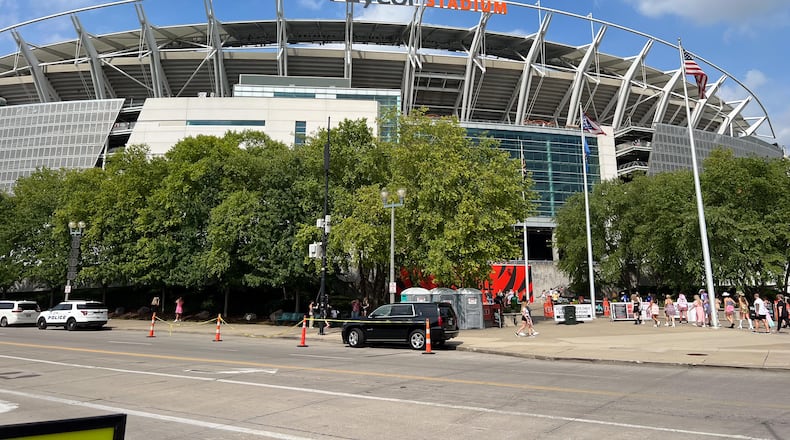 Taylor Swift played a sold-out concert, the first of two nights on her Eras Tour at Paycor Stadium in Cincinnati on Friday, June 30, 2023. MUNA and Gracie Abrams opened the show. Did we spot you there? TOM GILLIAM / CONTRIBUTING PHOTOGRAPHER