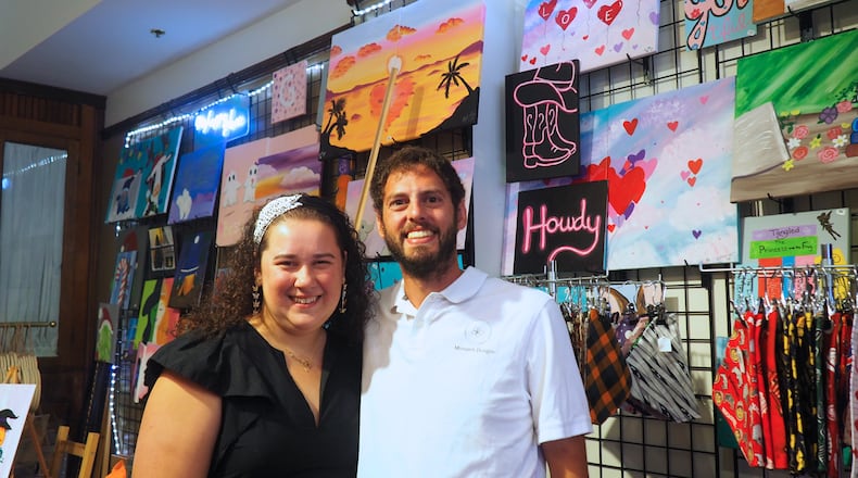 Kelsey Singer and her husband, Jordan, own Monarch Designs at 1054 Central Ave. in Middletown. They recently celebrated one year of business at their current location. BRYN DIPPOLD/STAFF
