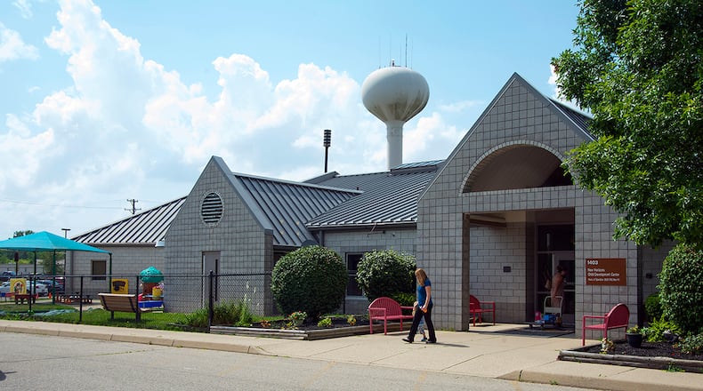 Wright-Patterson Air Force Base Child Development Programs, including the New Horizon Child Development Center, began making children of active-duty service members a top priority starting Sept. 1. A new Department of Defense policy establishes three tiers of user eligibility, based on the sponsor’s status. (U.S. Air Force photo/R.J. Oriez)