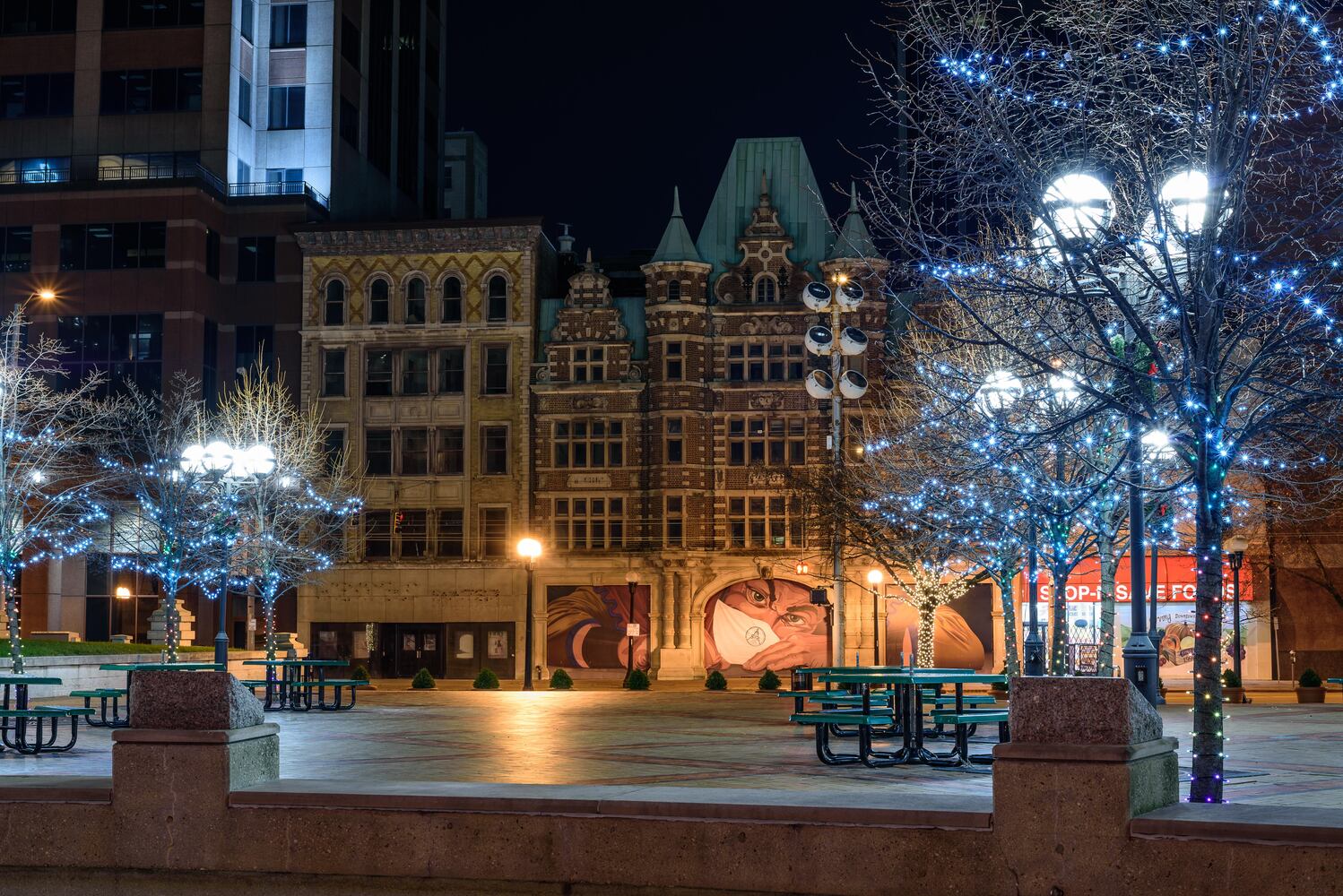 PHOTOS:  A behind the scenes look at filming of Downtown Dayton's Virtual Grande Illumination