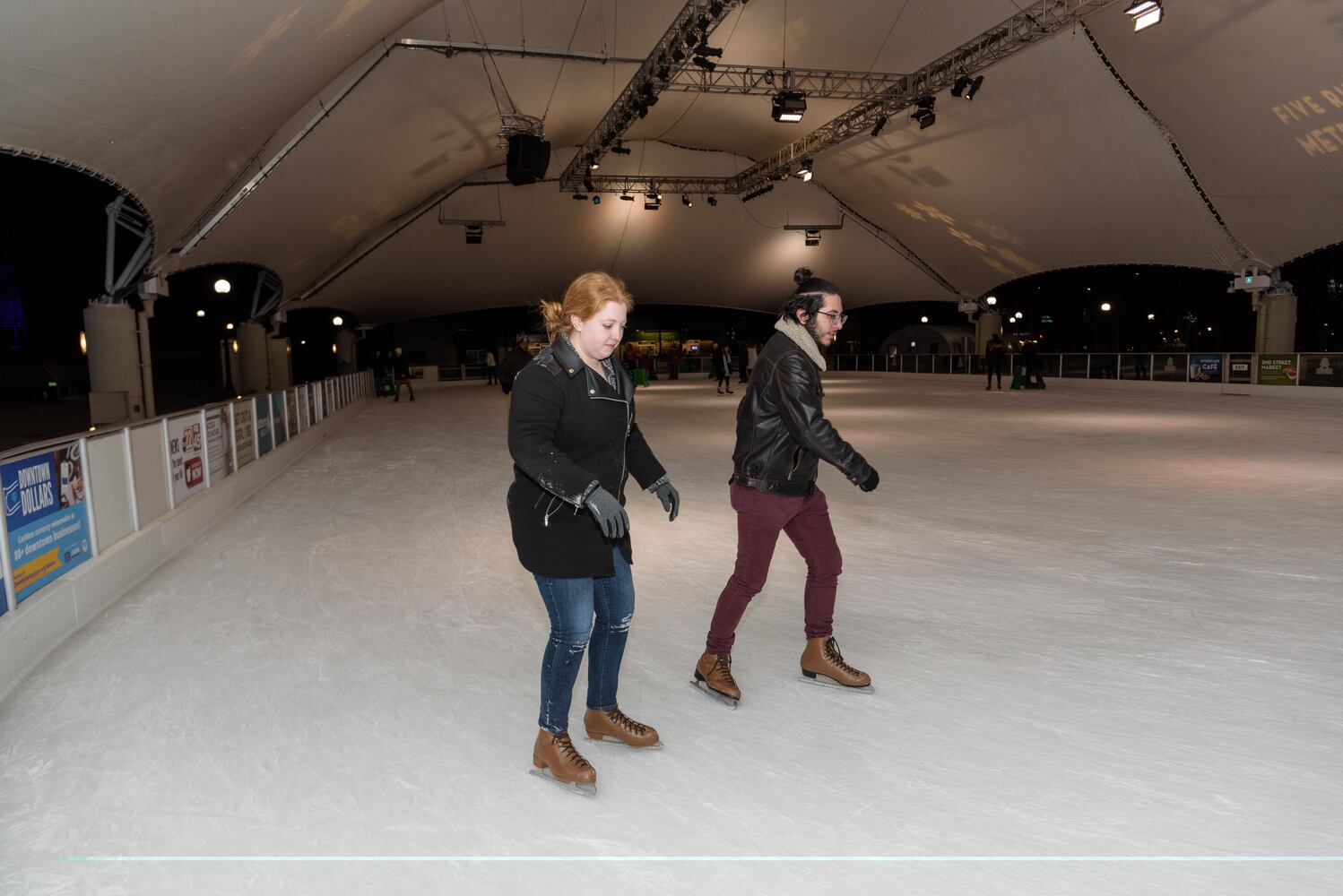 PHOTOS: Did we spot you ice skating during '90s Night at RiverScape MetroPark?