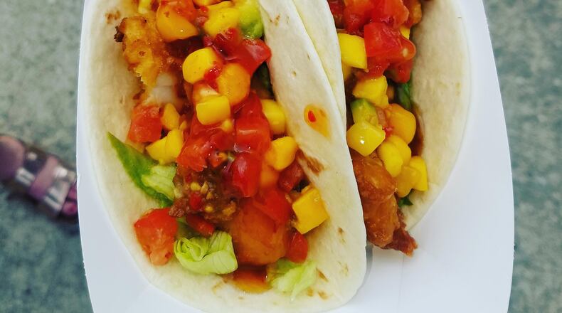 El Meson's fish tacos will be served at Taco Fiesta at the Fraze on June 30, 2019.
