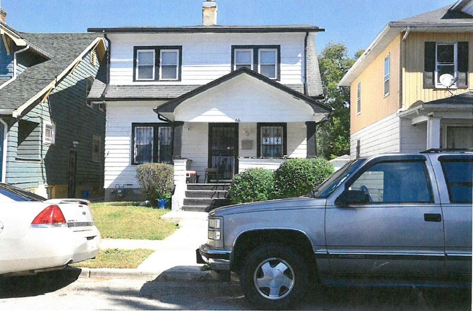 Law enforcement seized eight weapons and ammunition — including an AK-47-style rifle — from this house on Dayton’s Anna Street on Sept. 27.