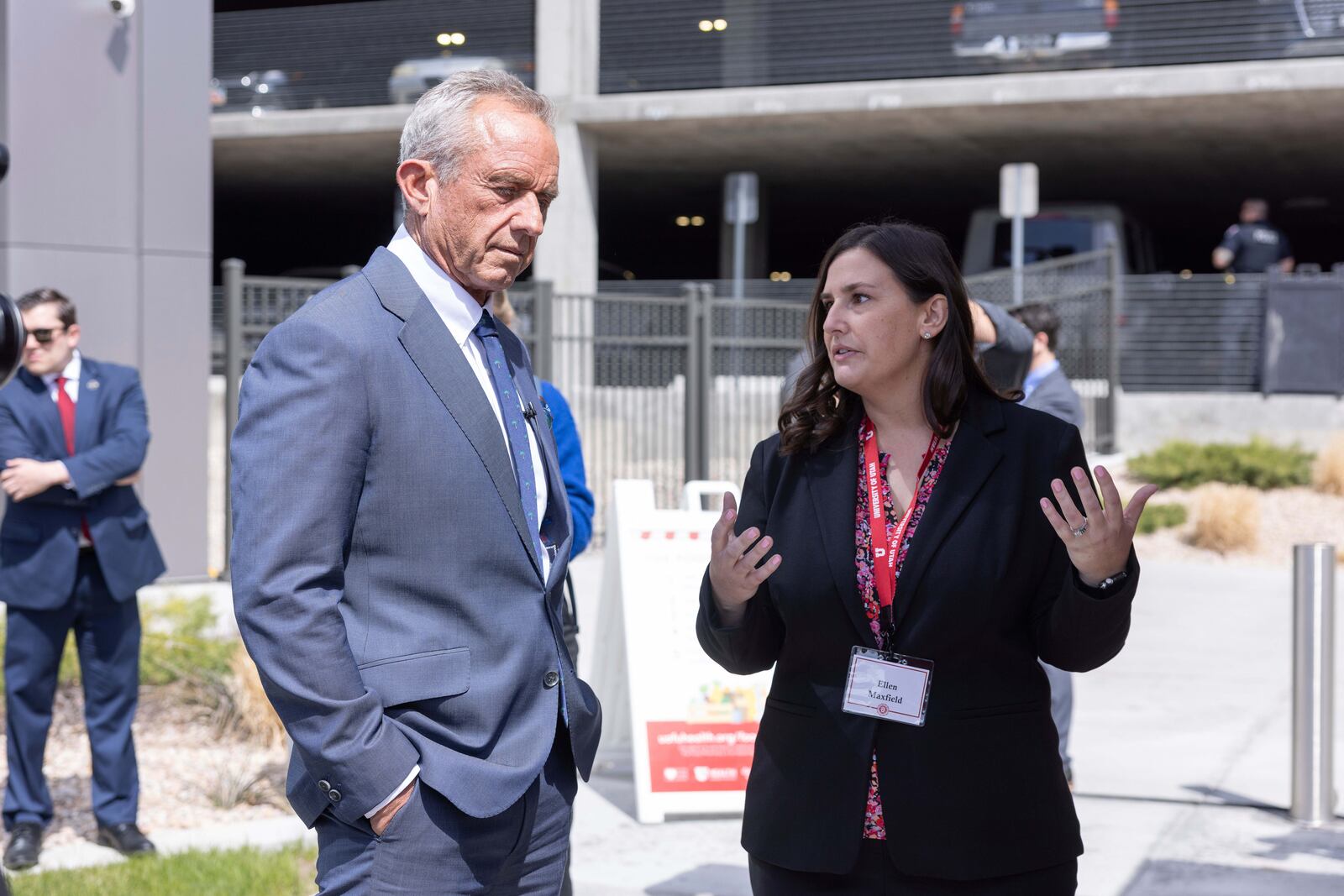 Health Secretary Robert F. Kennedy Jr. to appear in Salt Lake City with the EPA administrator and state lawmakers to talk about Utah's new fluoride ban and food additives legislation, Monday, April 7, 2025, in Salt Lake City, Utah. (AP Photo/Melissa Majchrzak)