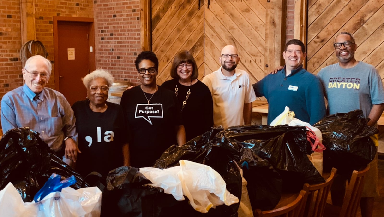 Participants in the Upstander Project hosted a clothing drive. CONTRIBUTED