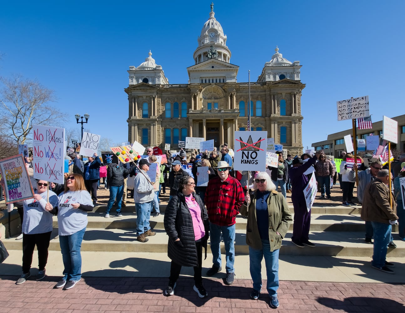 No Kings protest in Troy