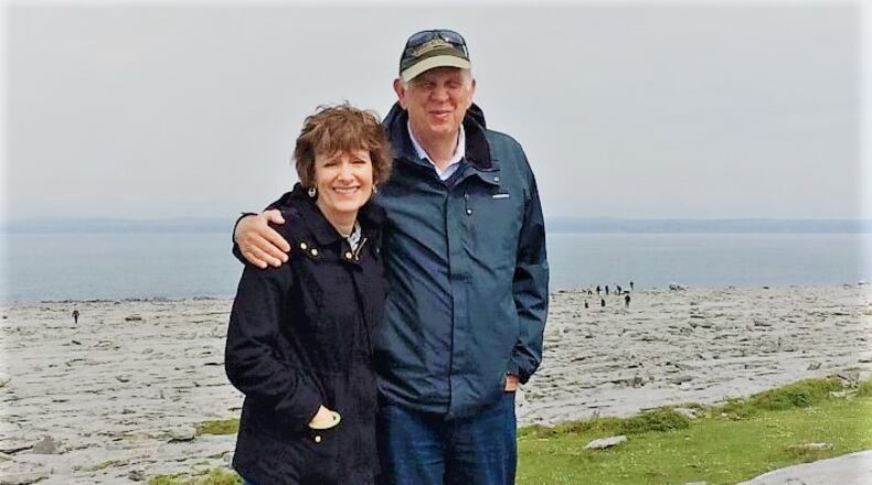 Cedarville University Communications professor Chuck Elliot and his wife Becky. A group of Elliot's students launched an online campaign earlier this month to find a kidney for their professor. CONTRIBUTED