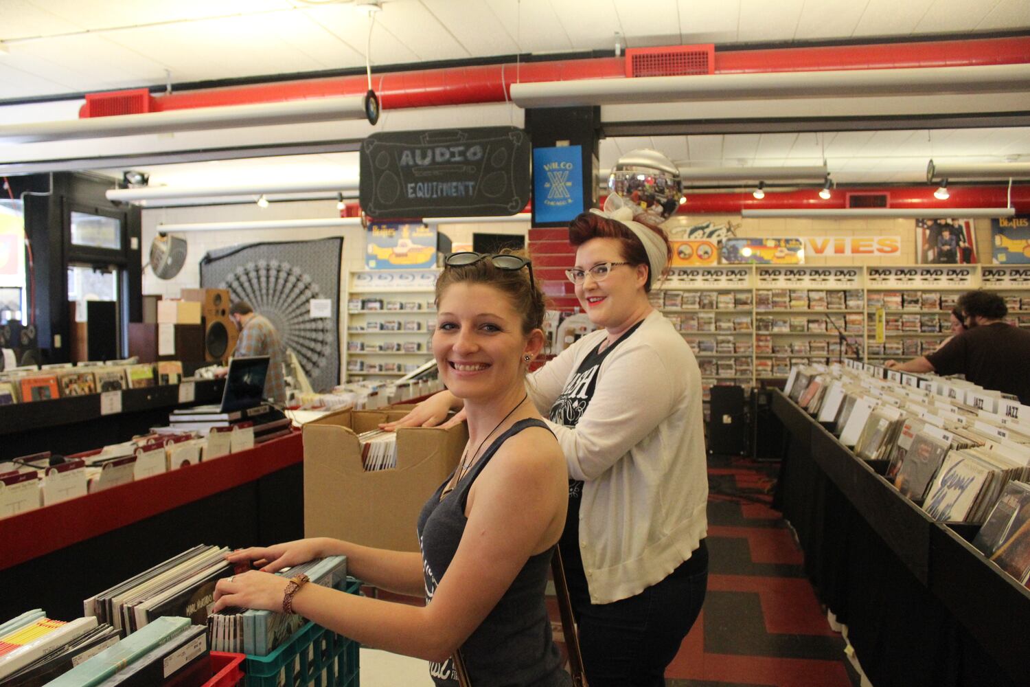 Photo: Record Store Day hits Omeg Music, Recreate and Feathers in the Oregon District