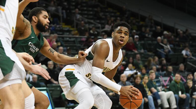 Wright State freshman Malachi Smith during a game against Cleveland State last month at the Nutter Center. Keith Cole/CONTRIBUTED
