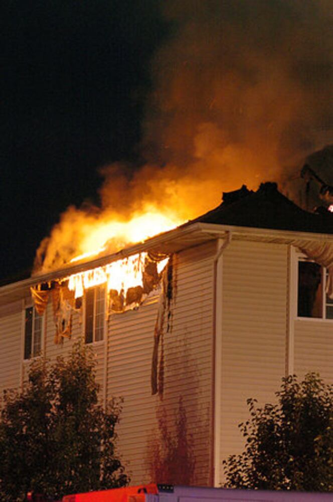 Xenia apartment complex fire