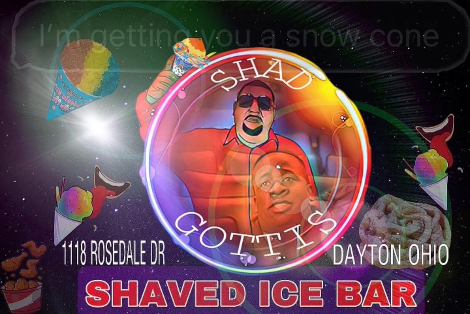 Gem City Funnel Cake King is expecting to open a shaved ice bar at 1118 Rosedale Drive in Dayton by the end of the year.