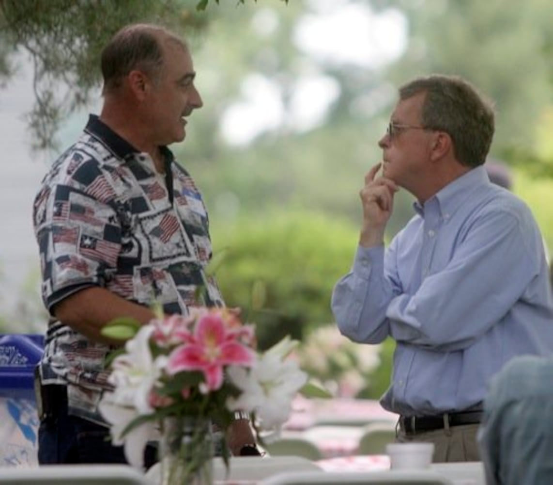 Mike Dewine's ice cream social
